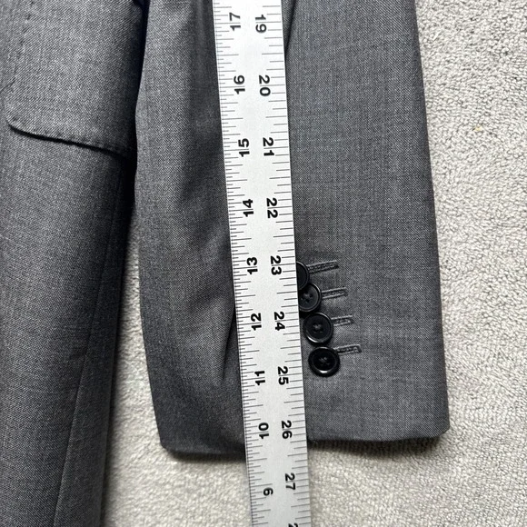Patrick Hellmann Loro Piana Super 130s‎ Black Wool Blazer 42R US Sport Coat